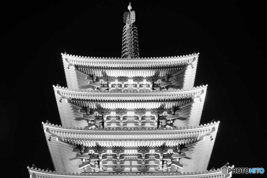 浅草寺11　五重塔
