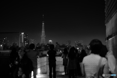 東京タワーのある夜景7 東京を支える