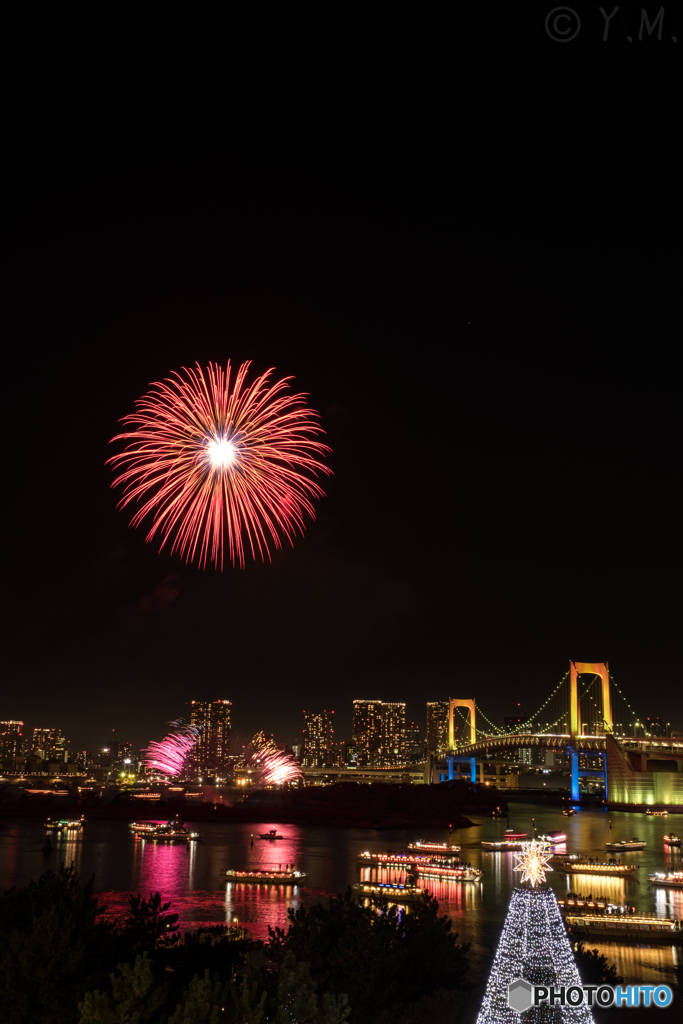 お台場レインボー花火(2週目)1