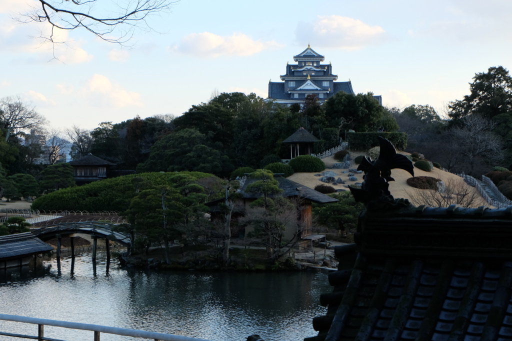 後楽園4 岡山城
