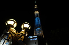 東京スカイツリー49 丸い街灯