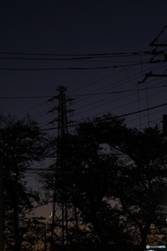 郊外の夕景1