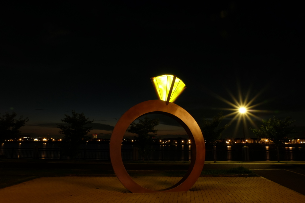 初めて三脚を使って夜景撮影した日1