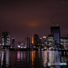 東京タワーの見える埠頭