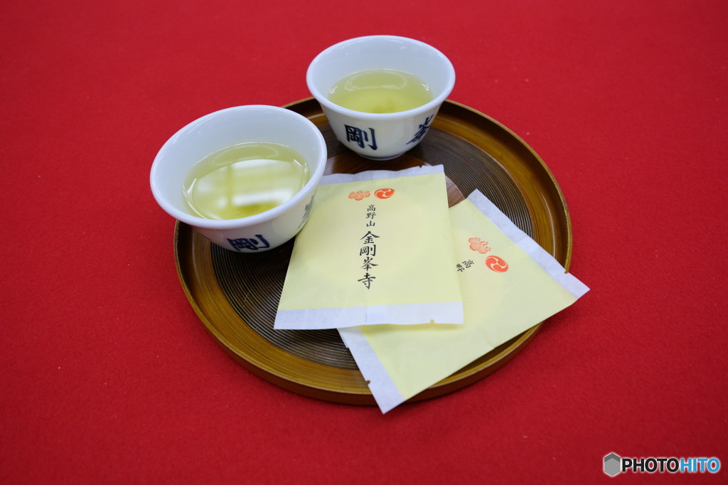 高野山 金剛峯寺の茶菓子