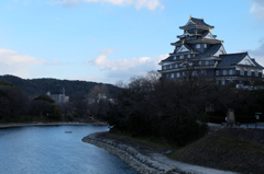 岡山城4 河川を臨む1