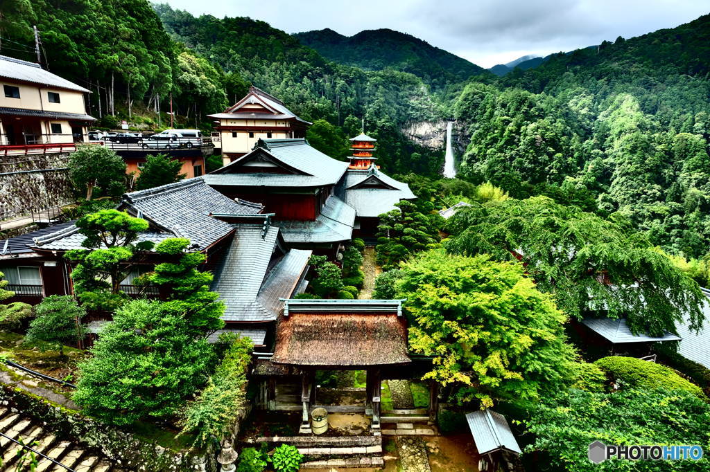 熊野那智大社から那智の滝