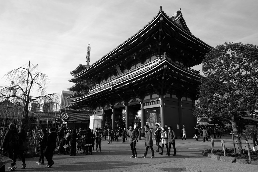 年の瀬の浅草寺1