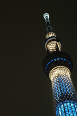 夜の東京スカイツリー1