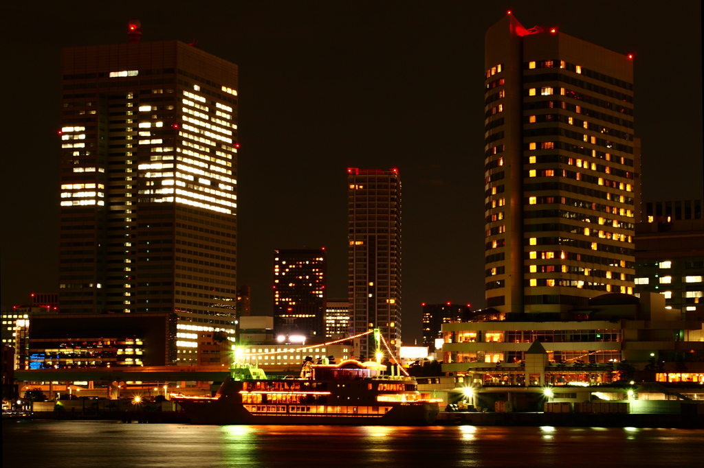 豊海水産埠頭の夜景