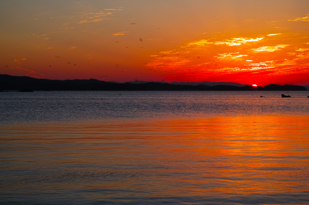 松島の夕日５