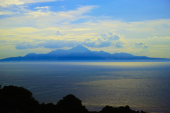 雲仙普賢岳を望む