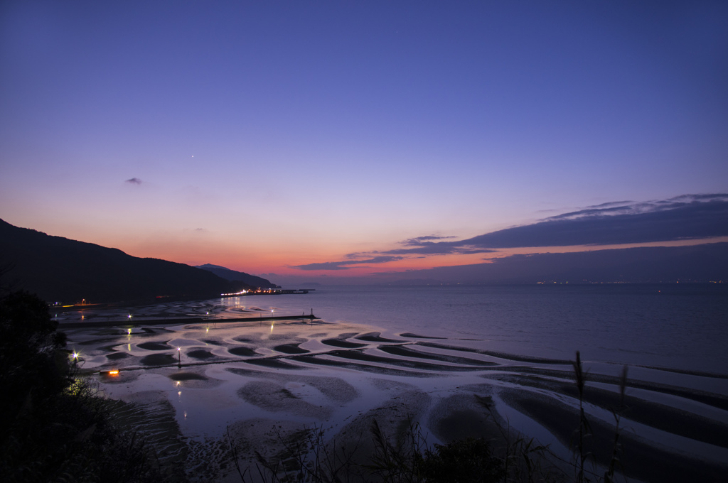御輿来夕景