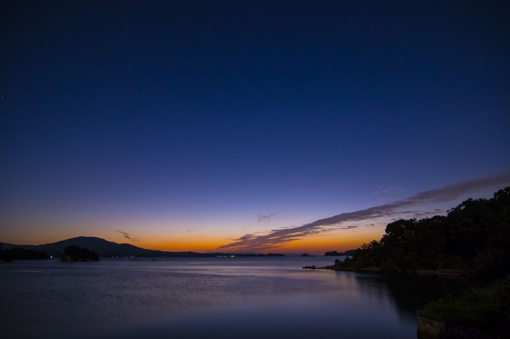 松島夕景　PENTAX 6