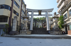 長崎諏訪神社　最初の鳥居