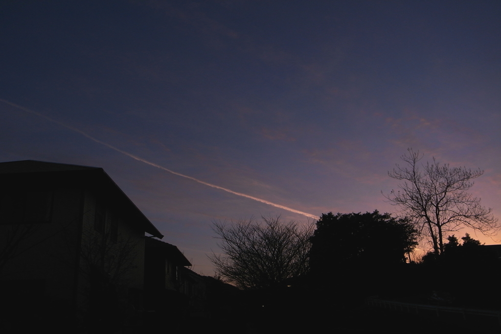 like a shooting star