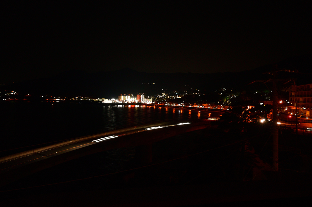 部屋の夜景