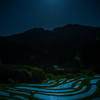 月夜の棚田　Ⅱ