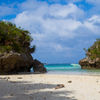 離島の砂浜