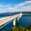 青空と角島大橋　