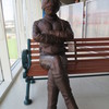 石ノ森萬画館内の仮面ライダー像