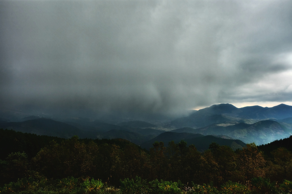 雨がくる