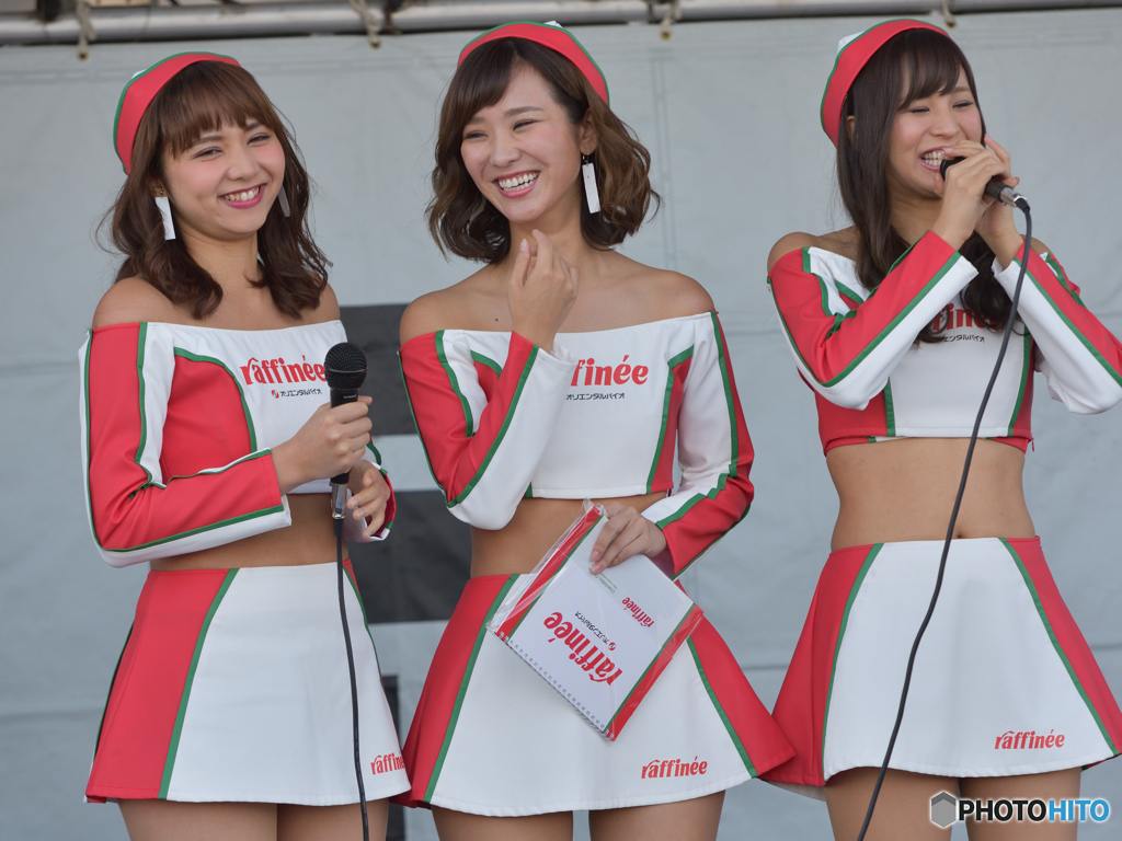 レースクイーン　ステージにて