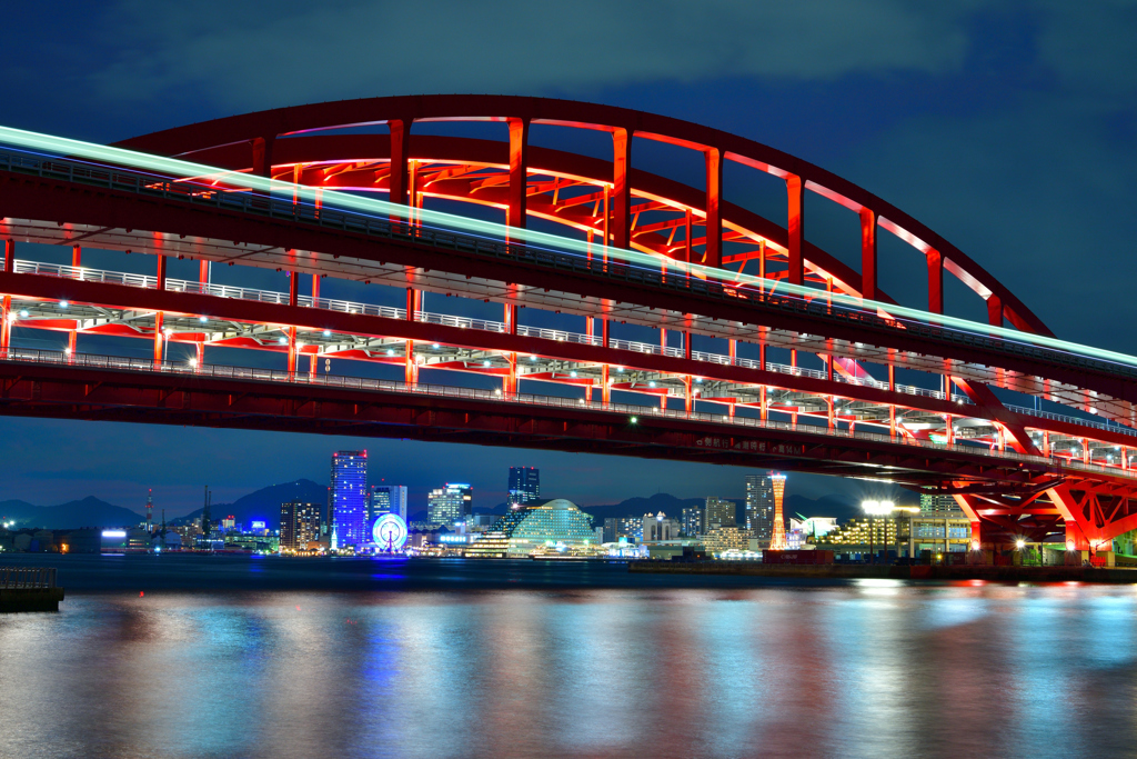 kobe night & bridge