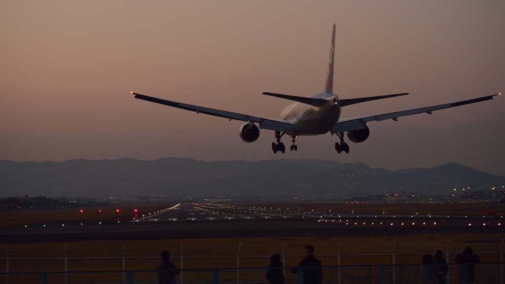 千里川より　夕景２