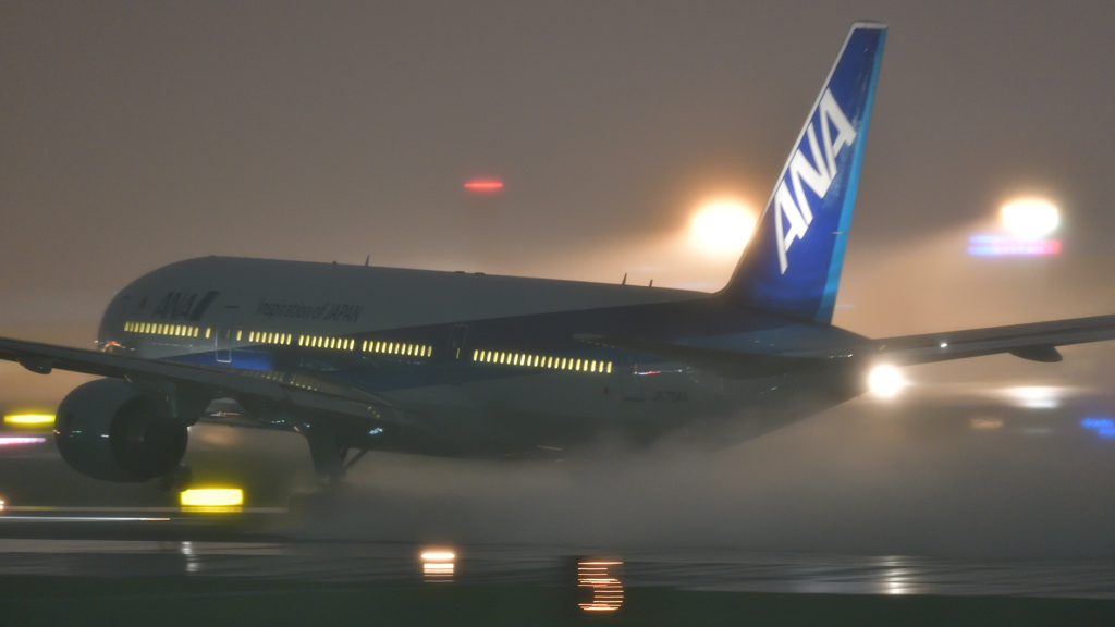 Rainy Night Flight