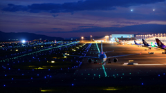 夜の関空