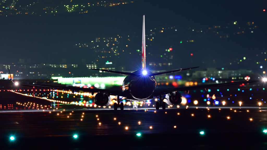 千里川より　夜景４