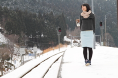 冬の駅