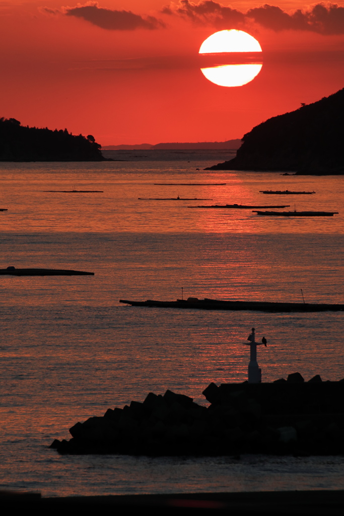 瀬戸内の夕暮れ