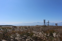 高ボッチ高原から御嶽山噴火を望む①