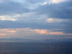 雲と琵琶湖