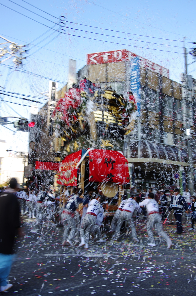 信号に当たりそう(^^;;