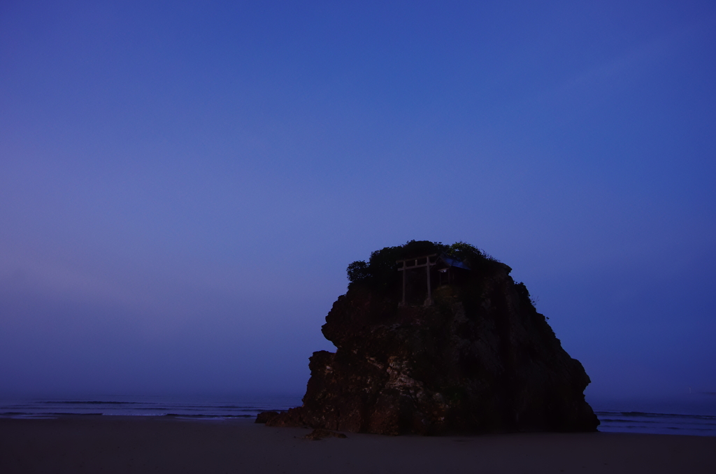 神在月　稲佐の浜