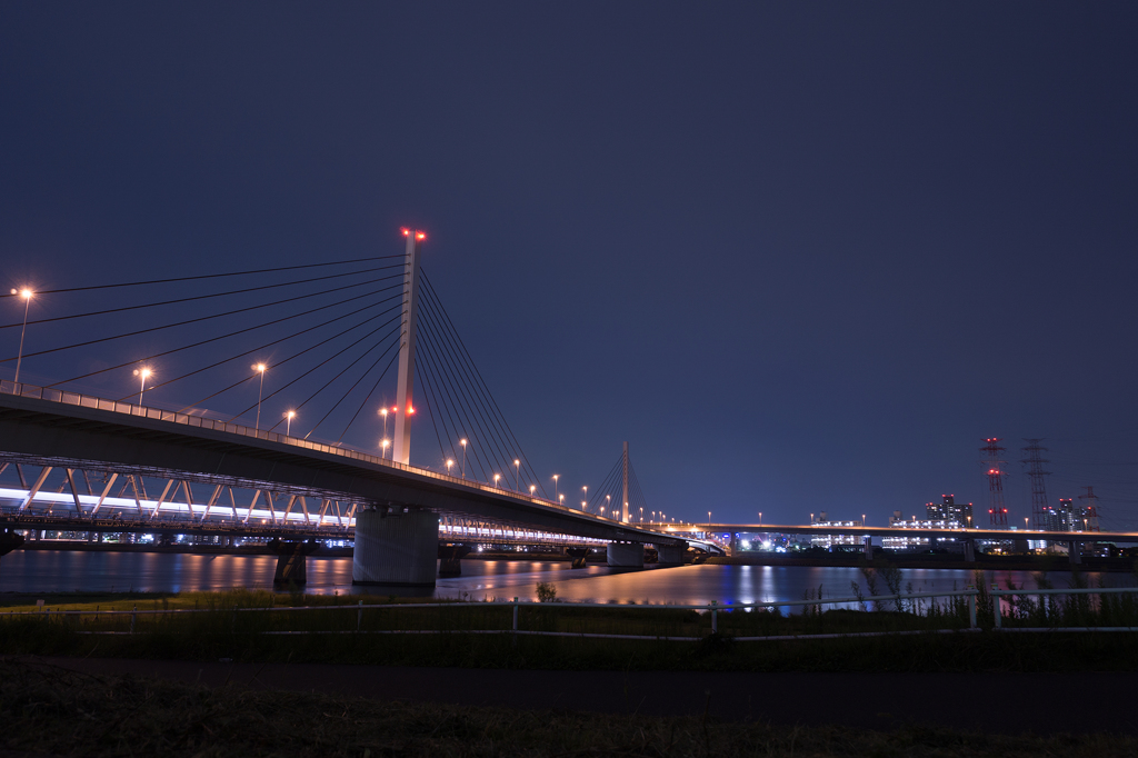 大好きな清砂大橋の夜景を 東西線も By Zerocycle Id 写真共有サイト Photohito