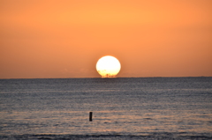 夕日