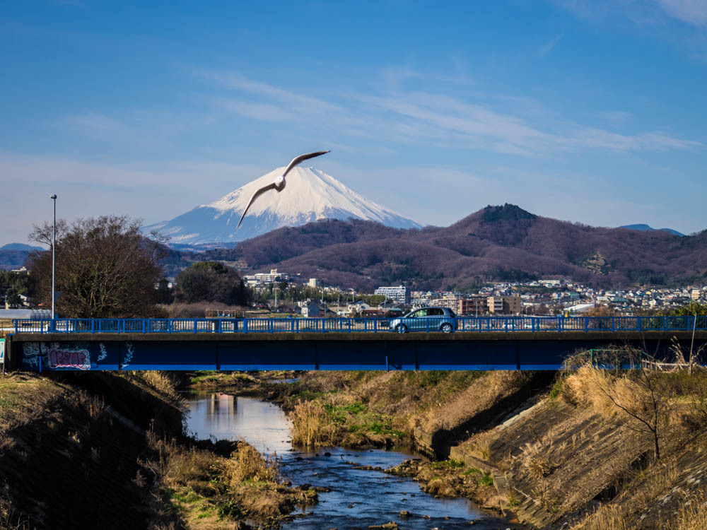 富士山の見える風景