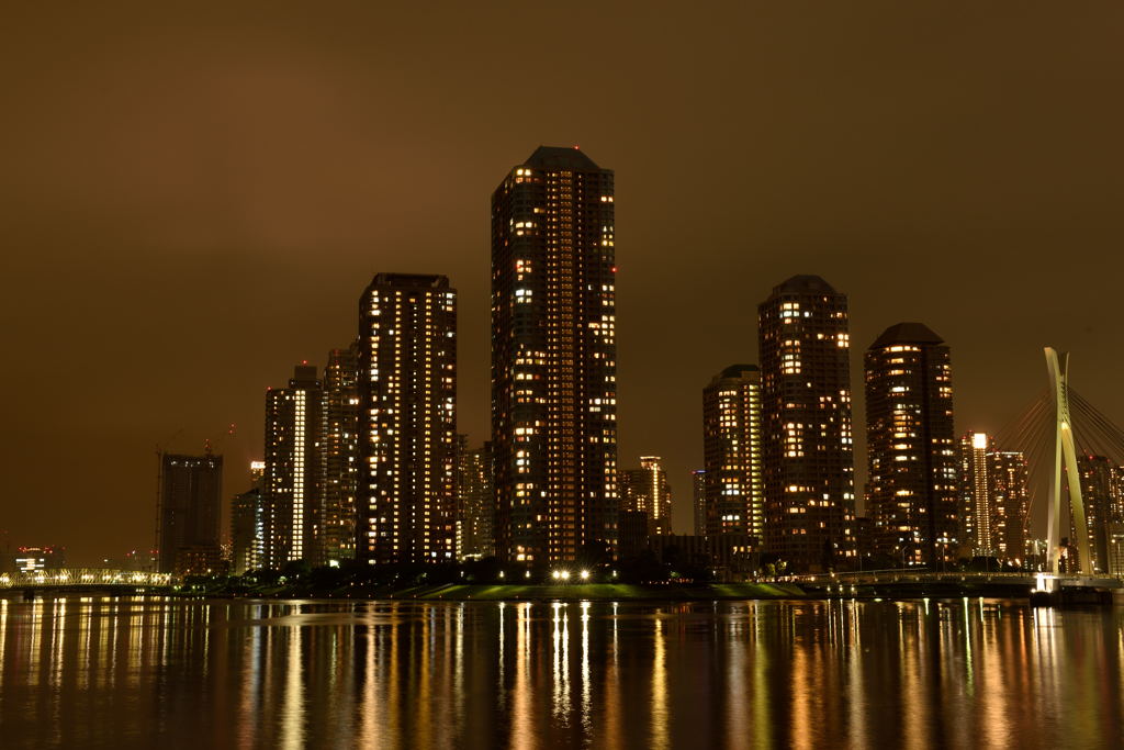 荒ぶる夜空