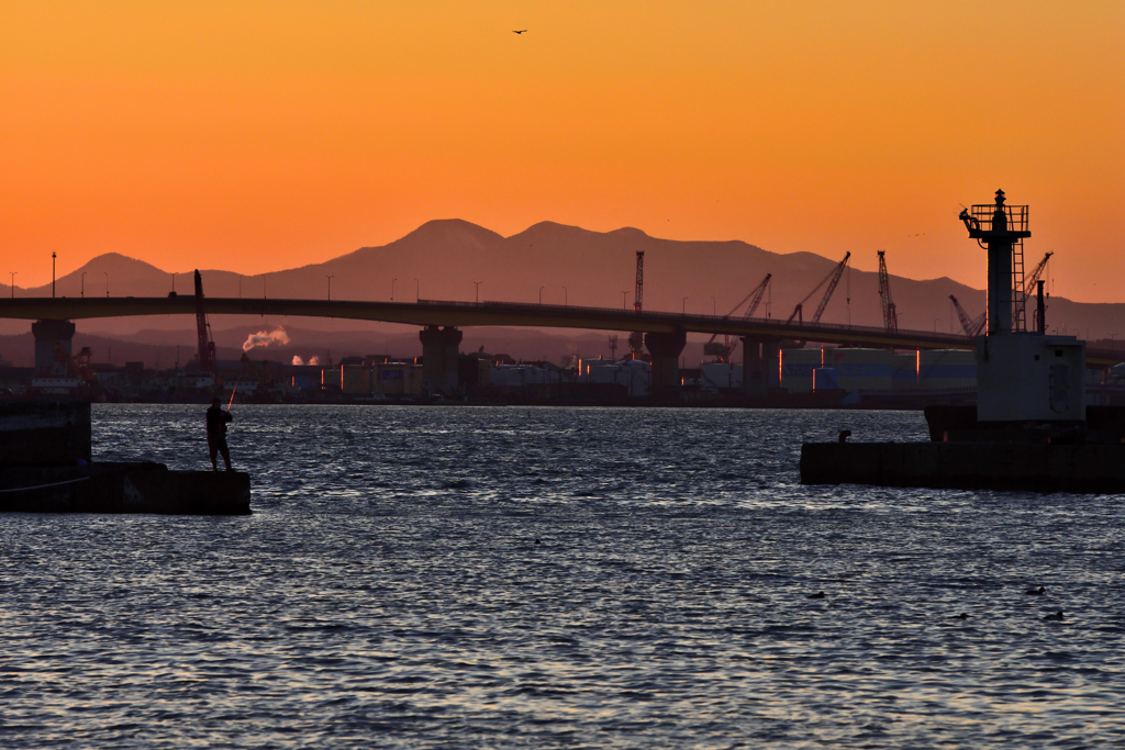 夕方の風景