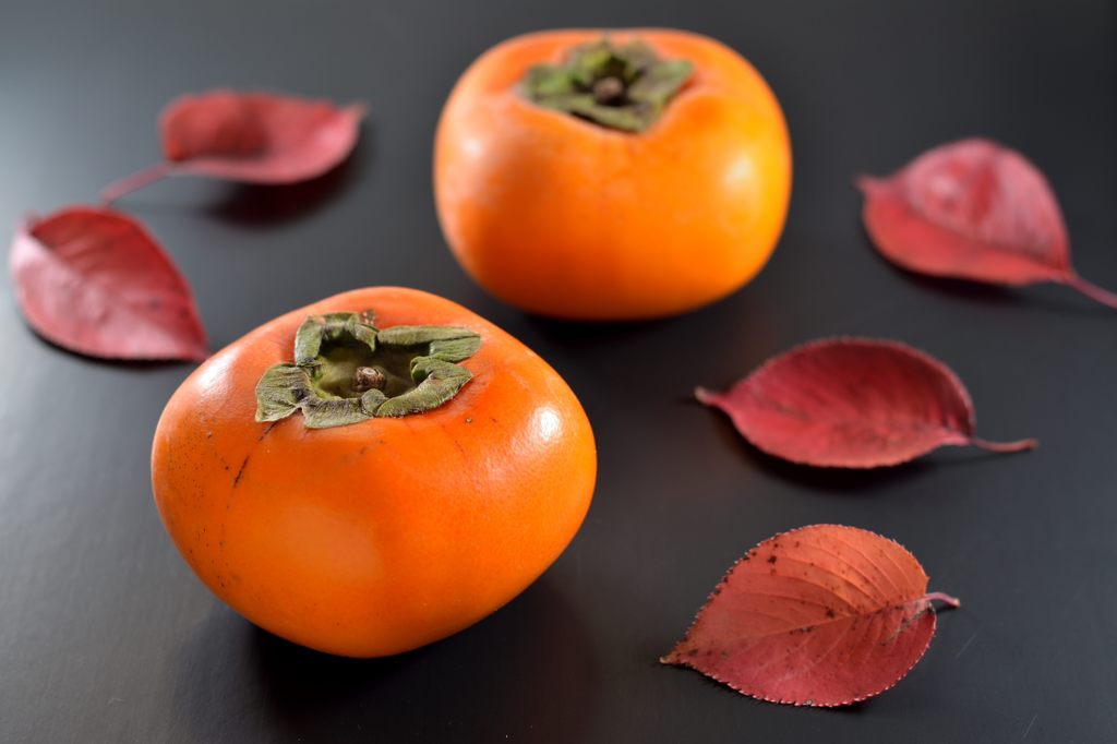 秋の味覚　柿 