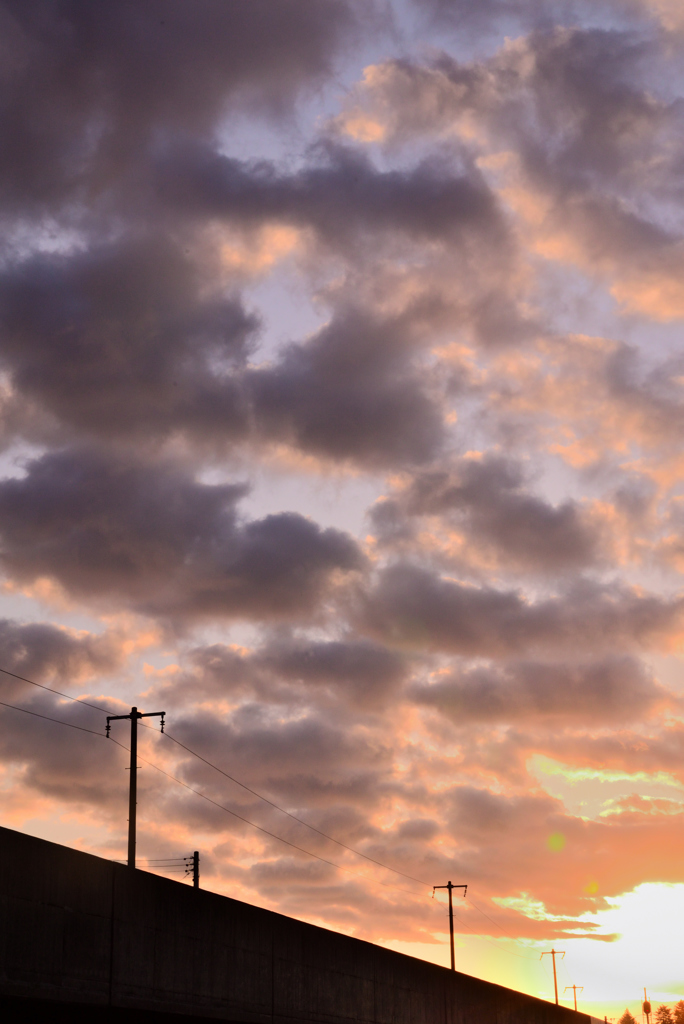 朝の空