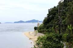 男木島灯台への道２