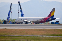 広島空港の事故