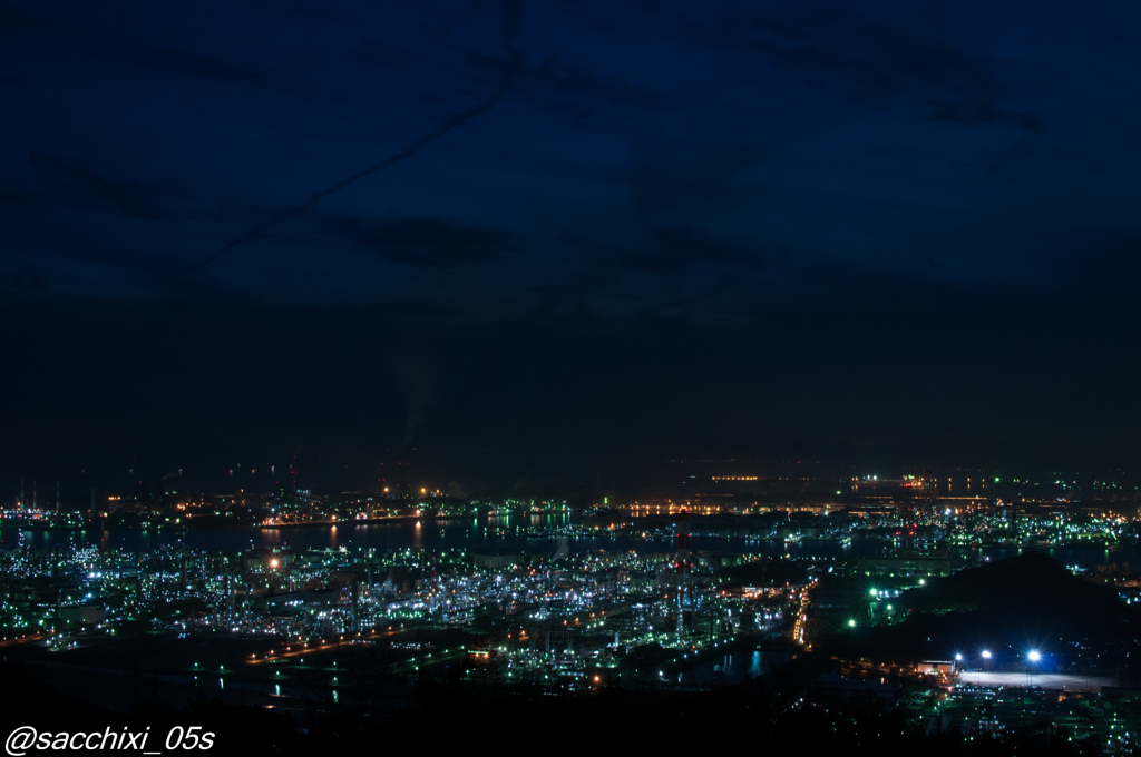 岡山工場夜景