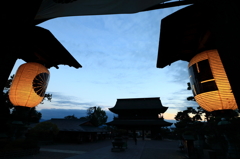 夕暮れの善光寺２
