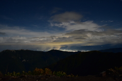 北岳の肩から眺める夜景　Ⅰ